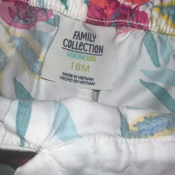 Genuine kids Hawaiian Floral Romper open back sz 18m - Picture 2 of 3